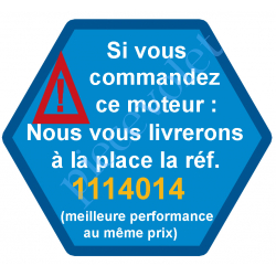 1113008 Moteur Météor Gauche 20/17 SLT 50 sans Mds pour Store Cassette