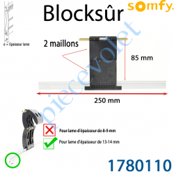 1780110 Verrou Automatique Blocksûr de 2 Maillons pour lame 13-14 mm