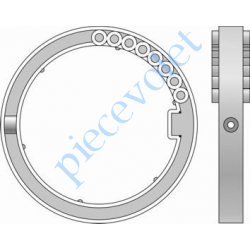 1780120 Bague de Verrou Automatique Blocksûr pour tube Deprat 89 ø Ext 113 mm