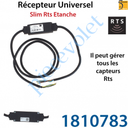 1810783 Récepteur Universel Slim Rts Etanche ip54