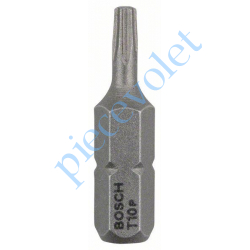 2.607.002.494 Embout de Vissage Court pour Vis à Tête Torx T10