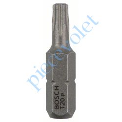 2.607.002.496 Embout de Vissage Court pour Vis à Tête Torx T20