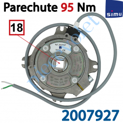 2007927 Parechute Sécurité Réarmable 95 Nm Entraîn Carré 18 mm Av Cont Sécu Câb Lg 1m Ss Viss