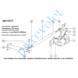 9011077 Adaptation Vantail Chambord 750 Tours