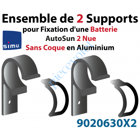 Supports Batterie Plastique Noir Lot De 5 Supports De Fixation Pour Batterie/tambour – Plastique Noir, Diamètre Trou 19 Mm