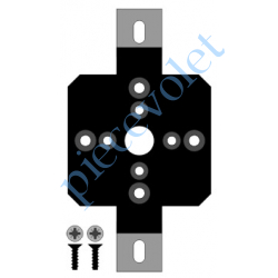 9410614 Support Métallique Oméga Multi entr'axes Moteur LT 50 Epais 11 mm Cpl Max 30 Nm