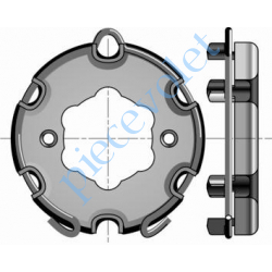 9410621 Support Métallique entr'axes 42 mm ø 4,2 Moteur LT 50 Couple Maxi 25 Nm