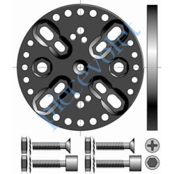 9420646 Support Csi Entr'axes Trd 44, 48 & 60 mm Orien par 13° Sans Pion Cple Max 120 Nm