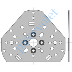 9500624 Support Moteur LS40 pr Caisson Vekaplast Heliostore Deprat Soprofen Procolor Std