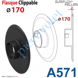 A571 Flasque Clippable ø 170 mm