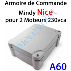 A60 Armoire de commande pour 2 Moteurs 230v ca par exemple: MOBY KIT