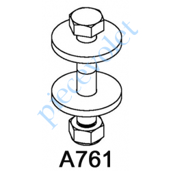 A761 Boulon d'Attelage pour Compensateur Monté dans Tube Zf 54, 64 & 80 Octo 60