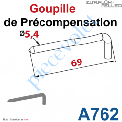 A762 Goupille précompensée ZF 64