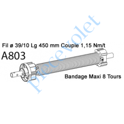 A803 Compensateur ZF64 Gauche Ressort 3945