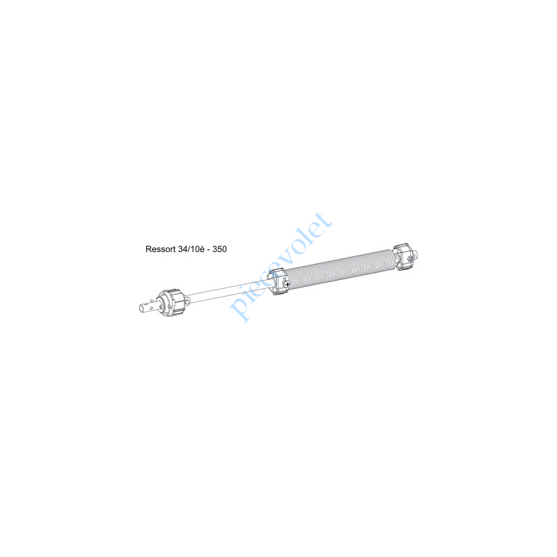 A852A Compensateur ZF54 Droit Ressort 3435