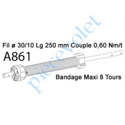 A861 Compensateur Octo 60 Gauche Ressort 3025