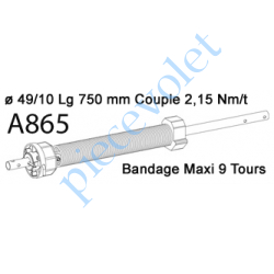 A865 Compensateur Octo 60 Gauche Ressort 4975