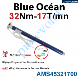 AMS45321700 Moteur Cherubini 32/17 Blue Océan ø 45 Avec Mds