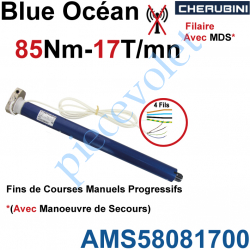 AMS58081700 Moteur Cherubini 85/17 Blue Océan ø 58 Avec Mds