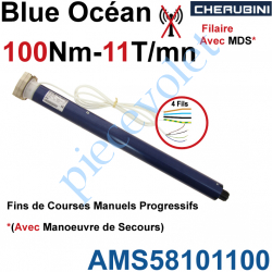 AMS58101100 Moteur Cherubini 100/11 Blue Océan ø 58 Avec Mds