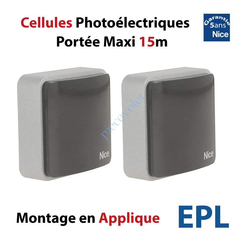 EPL Cellules Photoélectriques (Barrage) Synchronisée Fixe Montage en Applique Série Large Portée Maxi 15m