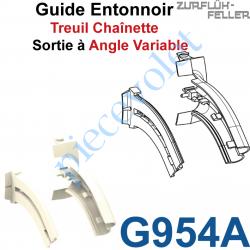 G954A Guide Entonnoir pr Sortie à Angle Variable pr Treuil à Chaînette