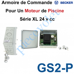 GS2-P Armoire de Commande Electro-Mécanique pour Commander 1 Moteur de Piscine Série XL 24 v cc