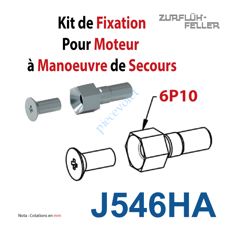 J546HA Pion Cheville de Fixation LT 50 Csi dans Aluréno Couple Maxi 50 Nm