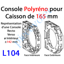 L104 Console Polyréno 165