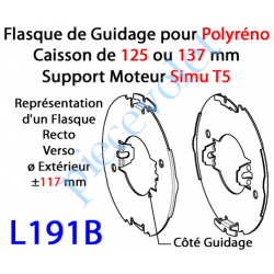 L191B Flasque Fixe  pour Polyréno 125 & 137
