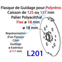 L201 Flasque Fixe pour Polyréno 125 & 137