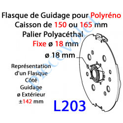 L203 Flasque Fixe  pour Polyréno 150 & 165