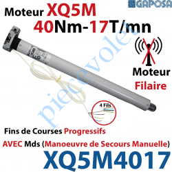 XQ5M4017 Moteur 40/17 XQ5M Fins de Courses Progressifs Avec Mds Manoeuvre de Secours