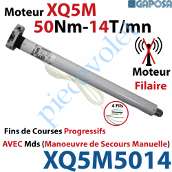 XQ5M5014 Moteur 50/14 XQ5M Fins de Courses Progressifs Avec Mds Manoeuvre de Secours