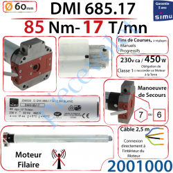 Moteur Filaire DMI 685.17 Avec FdC à Réglage Progressif...