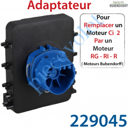 Adaptateur pour remplacer un Moteur Ci 2 Bubendorff par...