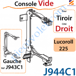 Console Vide pour Tiroir Côté Droit pour Lucoroll 225