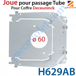 Joue Percée ø 60 mm pour Passage du Tube pour Coffre Pvc...