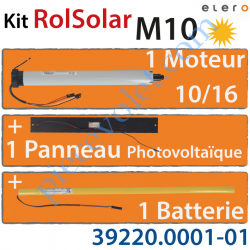 Kit RolSolar M10-868 SH DC Constitué: 1 Moteur 10/16  12v...