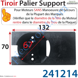 Tiroir Palier Support pour Moteur Toutes Marques dans...