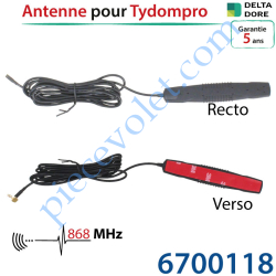 Antenne 868 MHz pour TYDOMPRO Câble CoAxial ø x mm...
