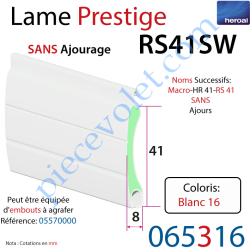 Lame Alu Double Paroi Injectée de Mousse de Polyuréthane...