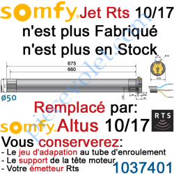 Moteur Jet 10/17 Rts ou Rts2 LT 50 sans Mds, remplacé par...