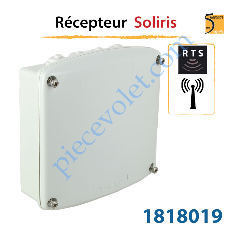 Somfy 1818019 Récepteur Soliris RTS
