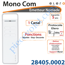 Emetteur Nomade MonoCom Avec Retour d'informations...