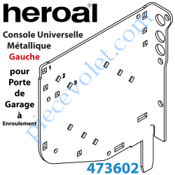 Console Universelle Métallique pour Porte à Enroulement...