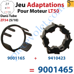 Jeu d'Adaptation pour Moteur LT50, Tube Zf 54 5/10...