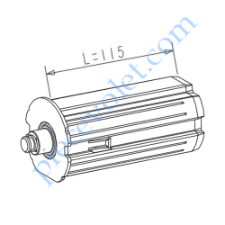 Embout Escamotable Zf 64 Téton ø18 Axe ø12 Rainuré pour...