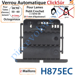 Verrou Automatique ClickSûr Octo 2 Maillons + Fil...