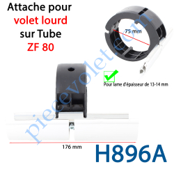 Attache Directe Avec Bague pour Volet Lourd sur Tube Zf...